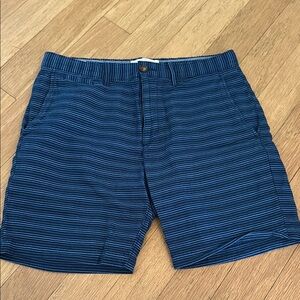 Original Penguin Blue Patterned Shorts